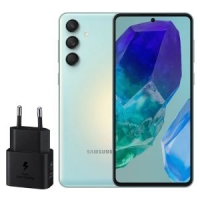 گوشی موبایل سامسونگ مدل Galaxy M55 5G دو سیم کارت ظرفیت 256 گیگابایت و رم 12 گیگابایت - اکتیو - به همراه شارژر 25 وات سامسونگ